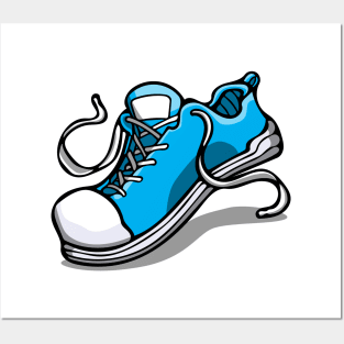 Cyan Shoe *CMY Collection* Posters and Art